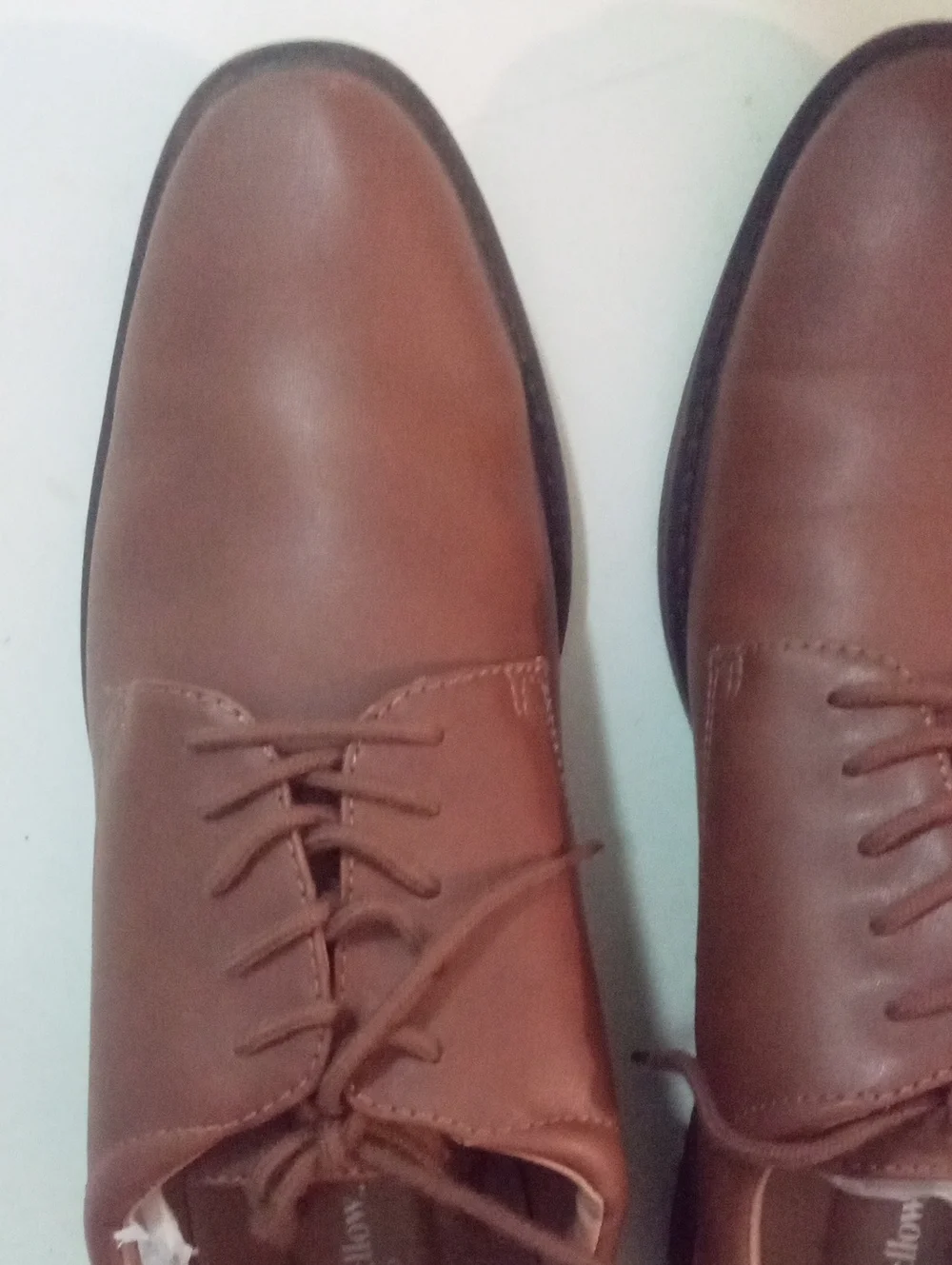 Goodfellow & Co Men’s Tan Brown Leather Oxford Dress Shoes Sz 10 1/2 NWT $40